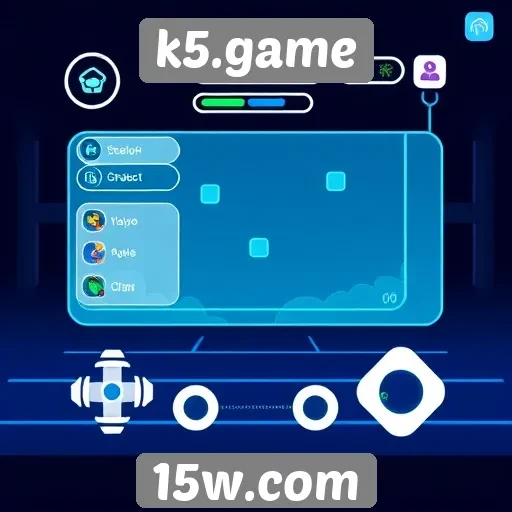 Análise da interface do usuário no k5.game